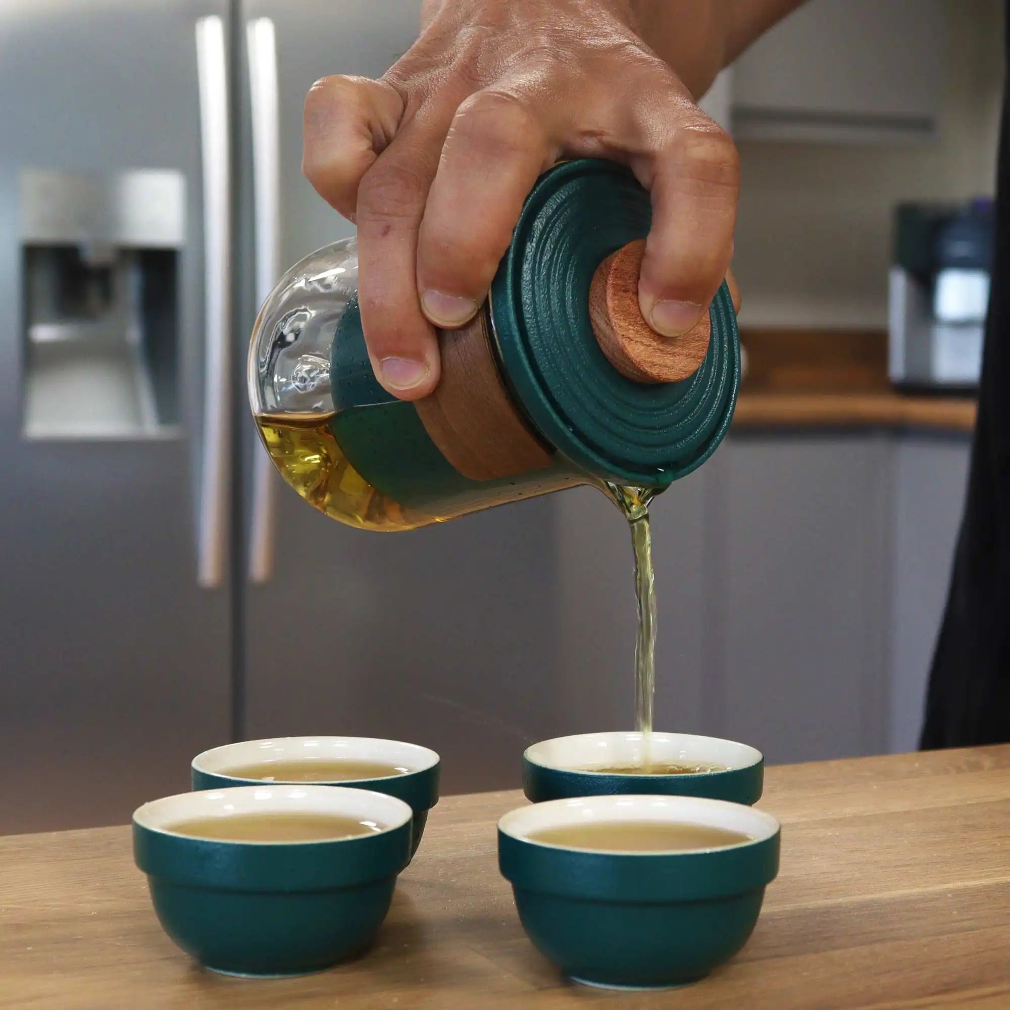 Ancient Wisdom Travel Teapot Set - Tea Infuser Teapot & Matching Cups for 4 Home & Garden > Kitchen & Dining > Tableware > Coffee & Tea Sets >Travel Teapot Set - Tea Infuser Set > Teapot & Matching Cups for 4 emmy-jane-boutique.myshopify.com