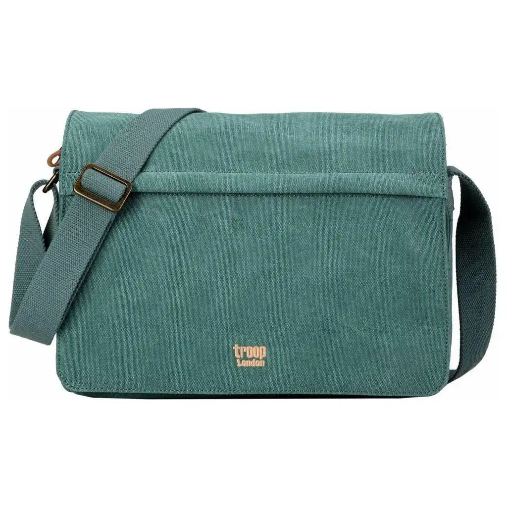 Troop London Canvas Messenger Bag - Troop London Classic - 6 Great Colours 3032 - Apparel & Accessories > Handbags, Wallets & Cases > Handbags > Crossbody Bags emmy-jane-boutique.myshopify.com
