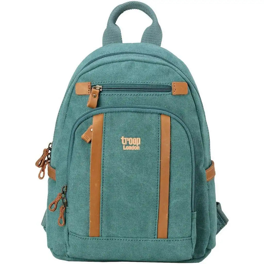Troop London Small Canvas Backpack - Troop London Classic Canvas Backpack Luggage & Bags > Backpacks > Backpacks > Small Canvas Backpack > Troop London Classic Canvas Backpack emmy-jane-boutique.myshopify.com