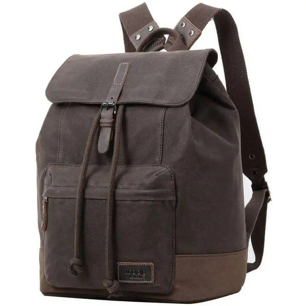 Troop London Troop London - Heritage - Canvas Laptop Backpack Smart Casual - Tablet Friendly 3032 - Apparel & Accessories > Handbags, Wallets & Cases > Backpacks emmy-jane-boutique.myshopify.com