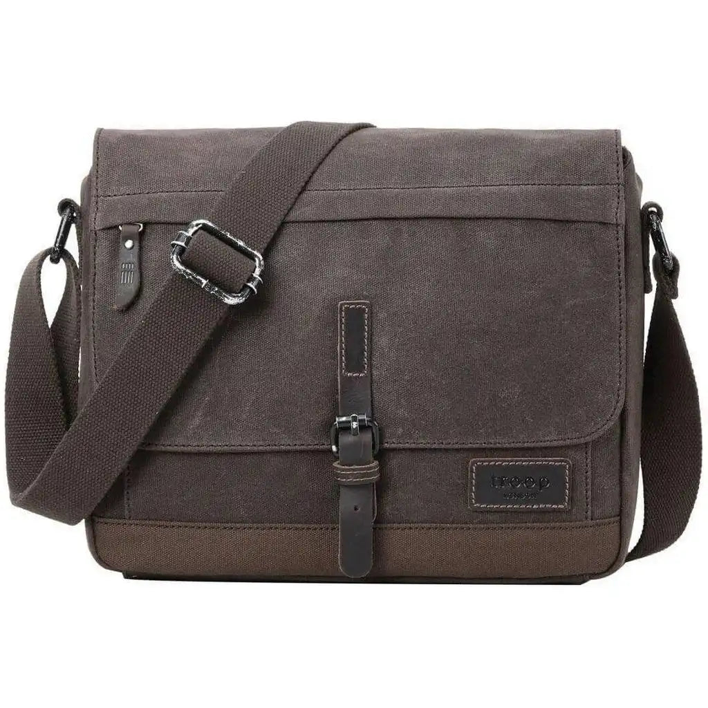 Troop London Canvas Messenger Bag - Tablet Friendly Troop London Heritage Bags Luggage & Bags > Messenger Bags > Canvas Crossbody Bags > Across body Bag > Troop London Bags > Troop London Classic Cross Body Bag emmy-jane-boutique.myshopify.com