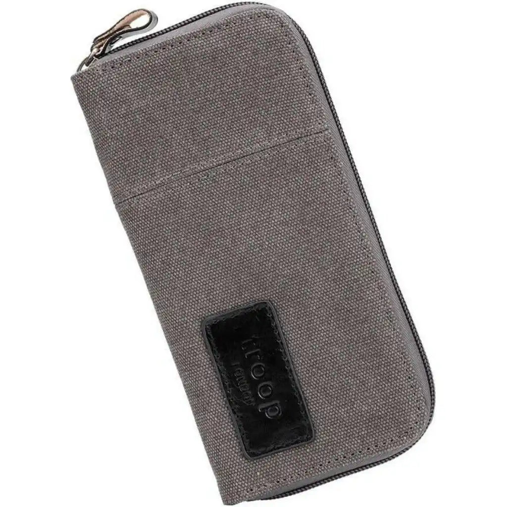 Troop London Canvas Purse - Troop London Canvas Zip Around Wallet - 5 Colours Apparel & Accessories > Handbags, Wallets & Cases > Wallets & Money Clips > Canvas Purse > Troop London Canvas Zip Around Wallet emmy-jane-boutique.myshopify.com