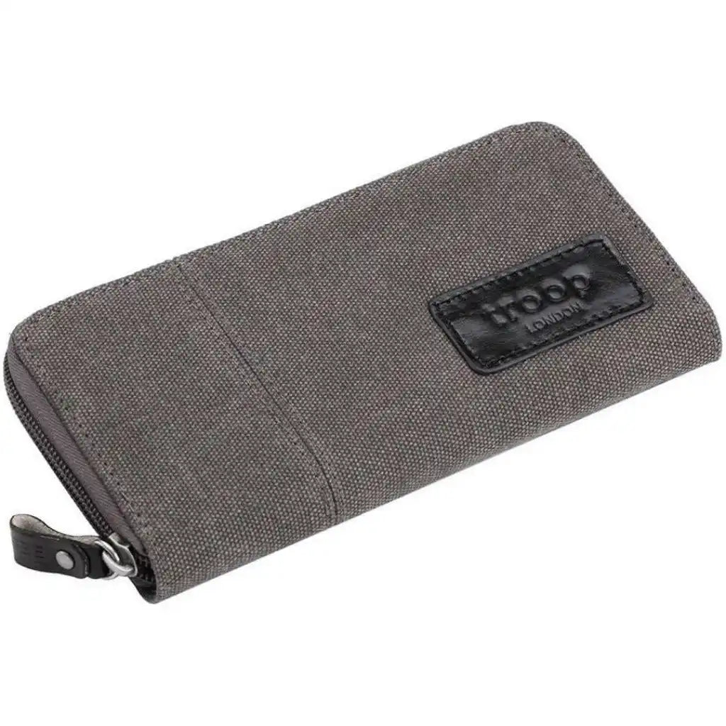 Troop London Canvas Purse - Troop London Canvas Zip Around Wallet - 5 Colours Apparel & Accessories > Handbags, Wallets & Cases > Wallets & Money Clips > Canvas Purse > Troop London Canvas Zip Around Wallet emmy-jane-boutique.myshopify.com
