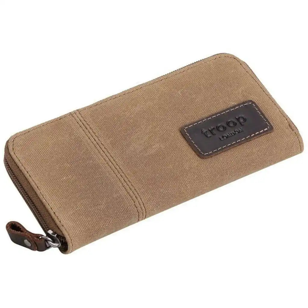 Troop London Canvas Purse - Troop London Canvas Zip Around Wallet - 5 Colours Apparel & Accessories > Handbags, Wallets & Cases > Wallets & Money Clips > Canvas Purse > Troop London Canvas Zip Around Wallet emmy-jane-boutique.myshopify.com