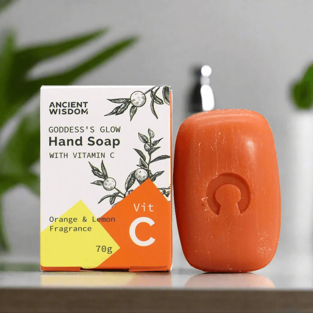 Ancient Wisdom Vitamin C Hand Soap with Essential Oils - Nourishing & Revitalising Health & Beauty > Personal Care > Cosmetics > Bath & Body > Bar Soap > SLS & Paraben Free Soaps > Vitamin C Soap with Essential Oils emmy-jane-boutique.myshopify.com