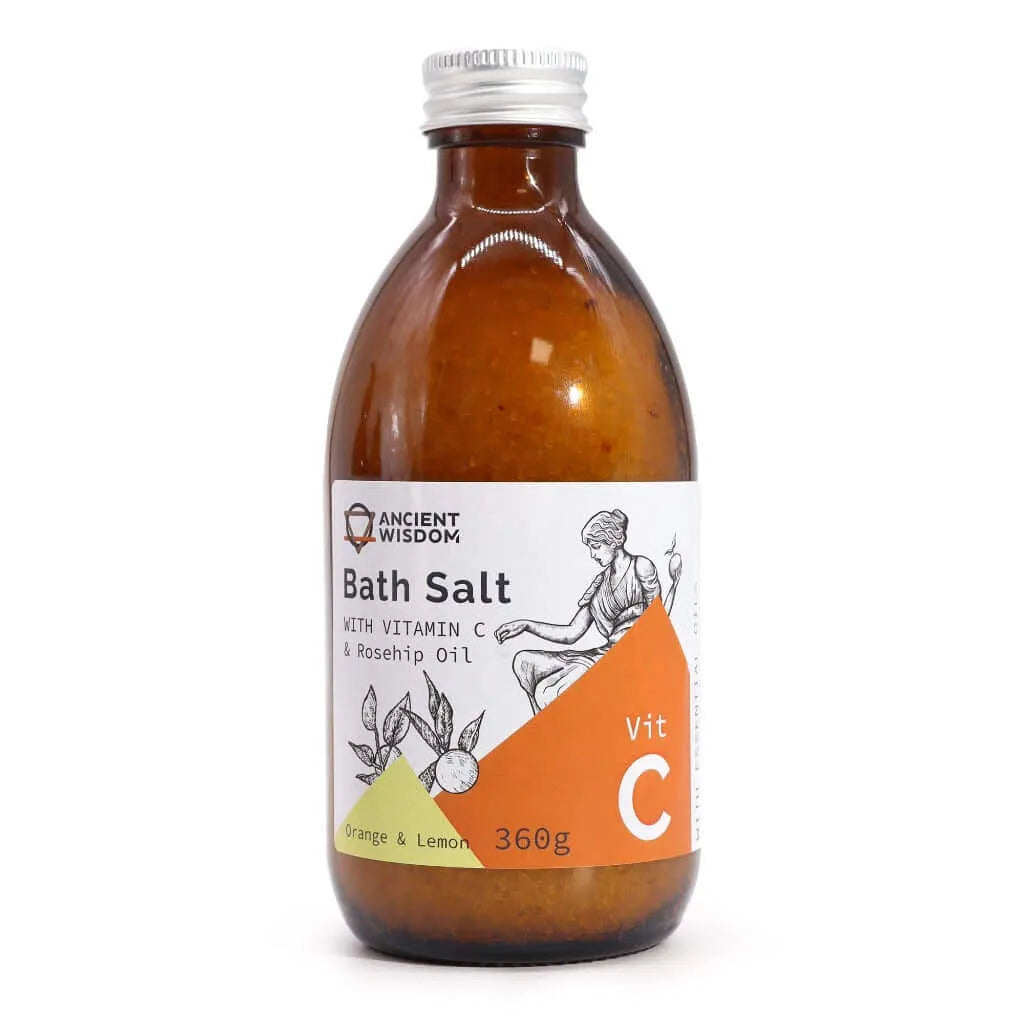 Ancient Wisdom Vitamin C Bath Salt - Himalayan Salt and Essential Oils Health & Beauty > Personal Care > Cosmetics > Bath & Body > Bath Additives > Bath Salts > Bath Salts Gift Sets > Aromatherapy Bath Salt Gift Set > Vitamin C Bath Salt > Himalayan Salt and Essential Oils emmy-jane-boutique.myshopify.com