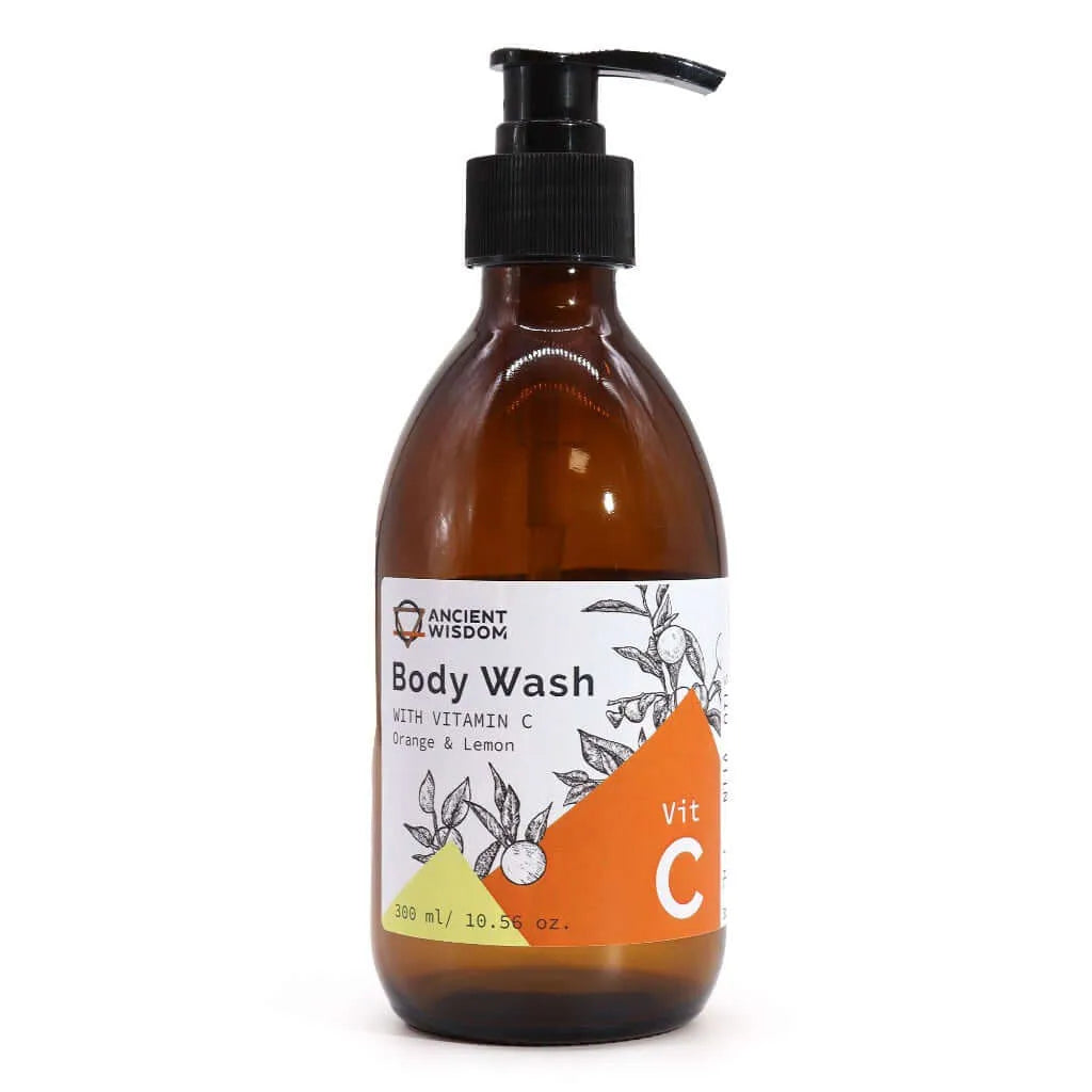 Ancient Wisdom Aromatherapy Body Wash with Vitamin C – Orange & Lemon Health & Beauty > Personal Care > Cosmetics > Bath & Body > Body Wash > Aromatherapy Hand & Body Wash > Essential Oil Body Wash emmy-jane-boutique.myshopify.com