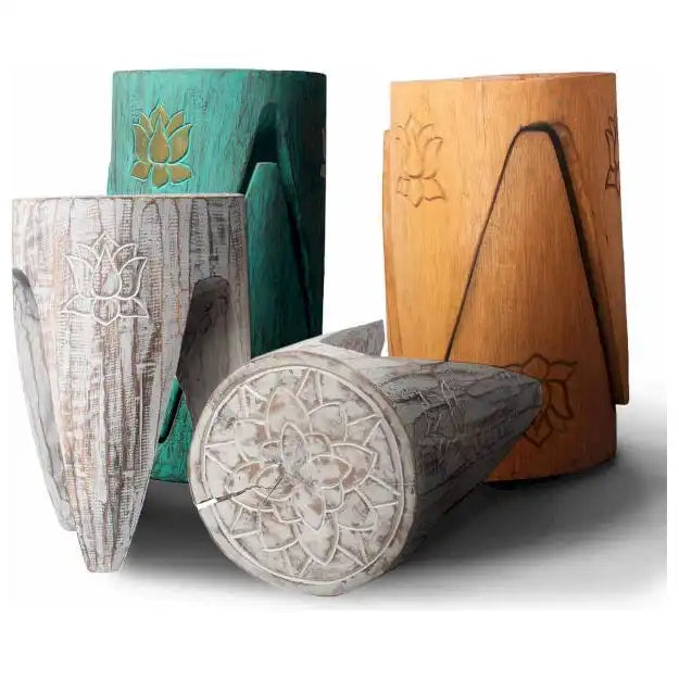 Emmy Jane Table Set of 2 - Indonesian Handmade Fairly Traded Interlocking Tribal Table Set Furniture > Tables > Accent Tables > End Tables > Table Sets > Interlocking Wooden Tribal Tables emmy-jane-boutique.myshopify.com