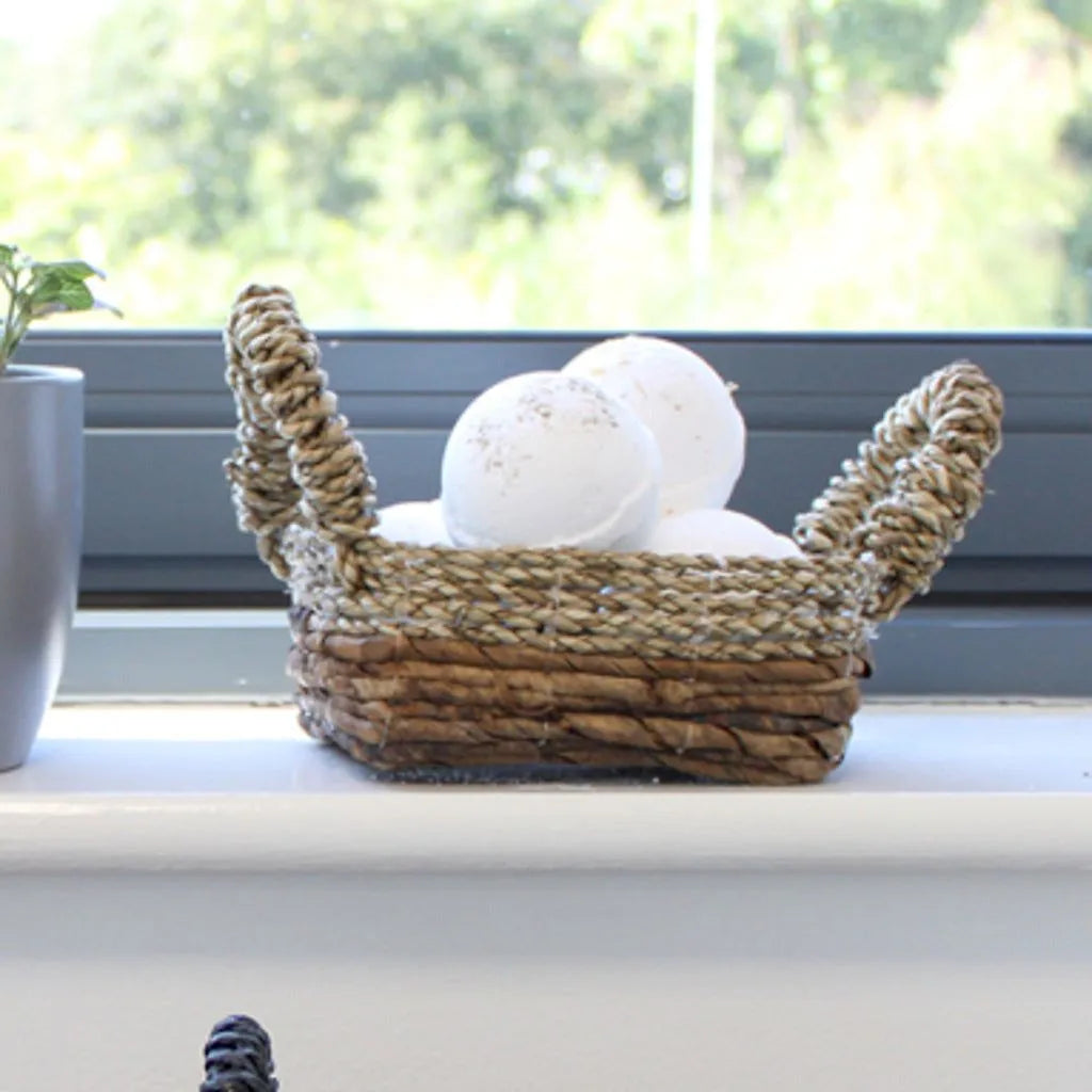 Ancient Wisdom Eco-Friendly Baskets Banana Leaf & Seagrass Square Set of 3 Natural Home Storage Home & Garden > Household Supplies > Storage & Organisation > Household Storage Containers > Storage Baskets emmy-jane-boutique.myshopify.com