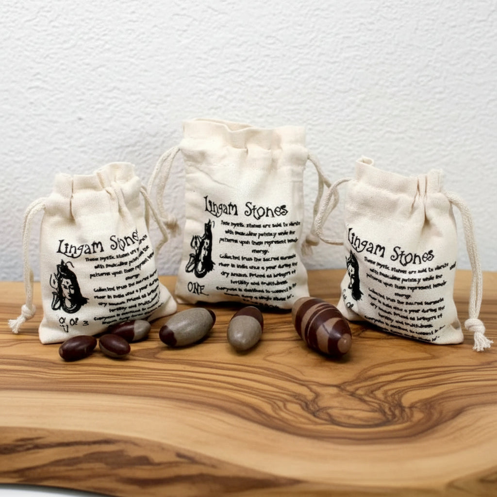 Ancient Wisdom Natural River Stones - Indian Shiva Lingam Stones - 5 Sizes - Alternative Gift Arts & Entertainment > Hobbies & Creative Arts > Arts & Crafts > Art & Crafting Materials > Embellishments & Trims > Loose Stones emmy-jane-boutique.myshopify.com