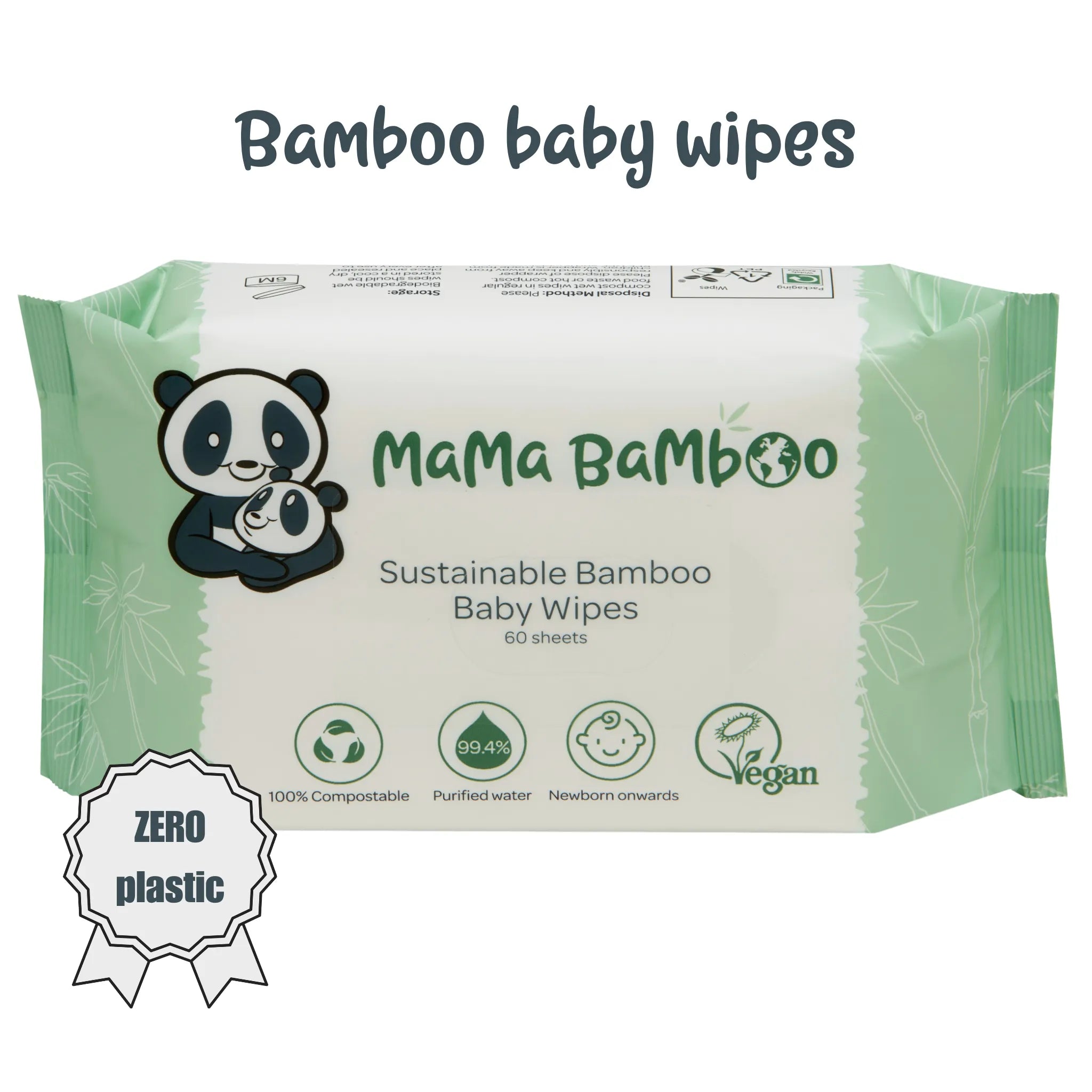Mama Bamboo Mama Bamboo Sustainable Baby Wipes DS Baby & Toddler > Diapering > Baby Wipes > Natural Baby Wipes > Eco-Friendly Baby Wipes > Bamboo Baby Wipes > Mama Bamboo Sustainable Baby Wipes emmy-jane-boutique.myshopify.com