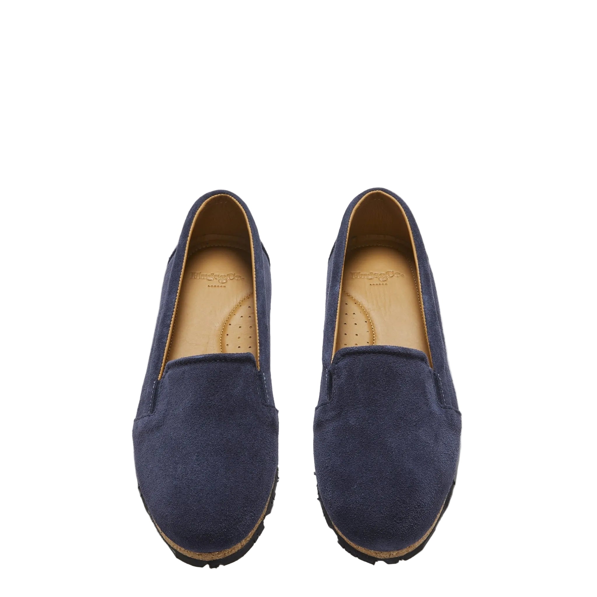 Women’s Navy Suede Slip-On Espadrilles