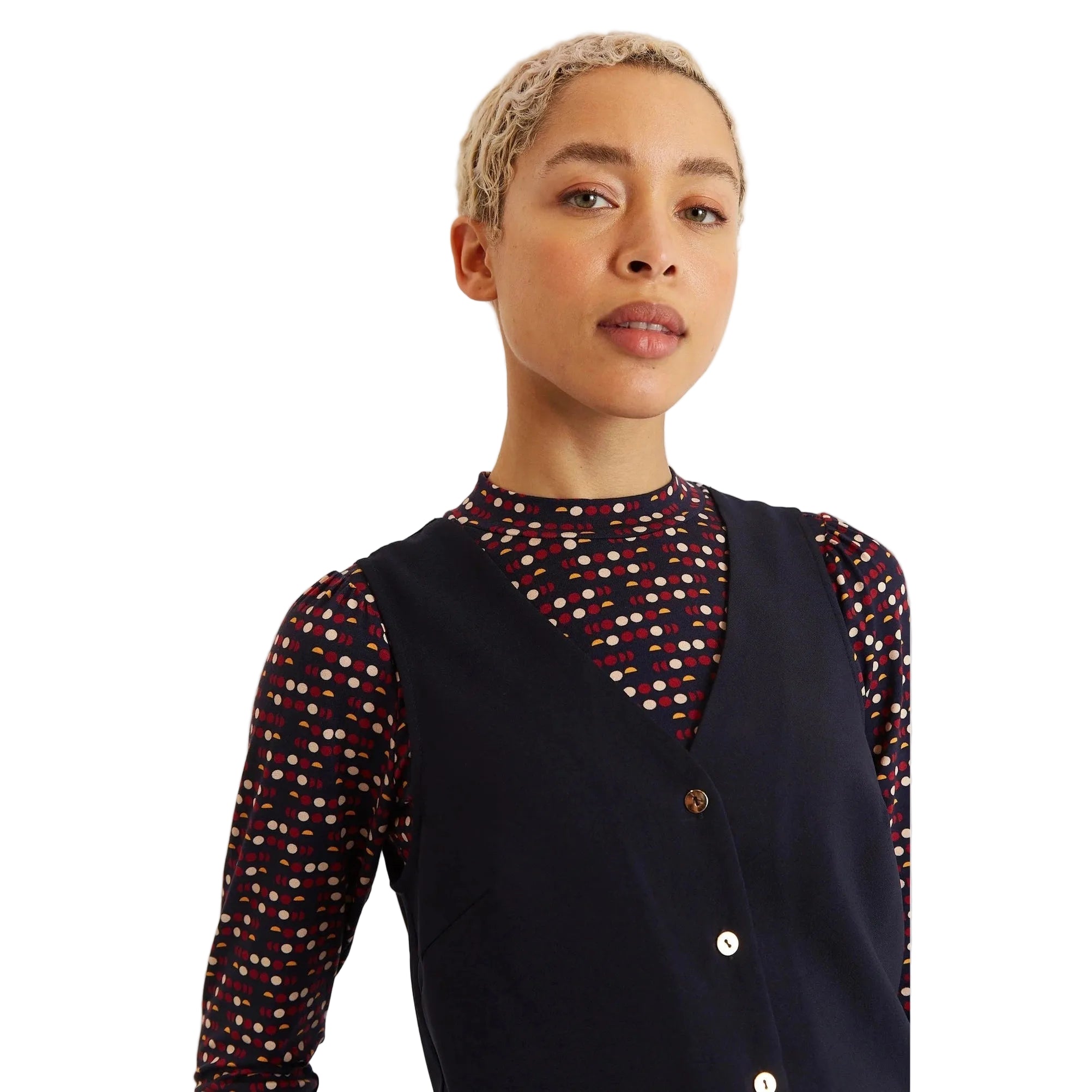 women’s fitted waistcoat