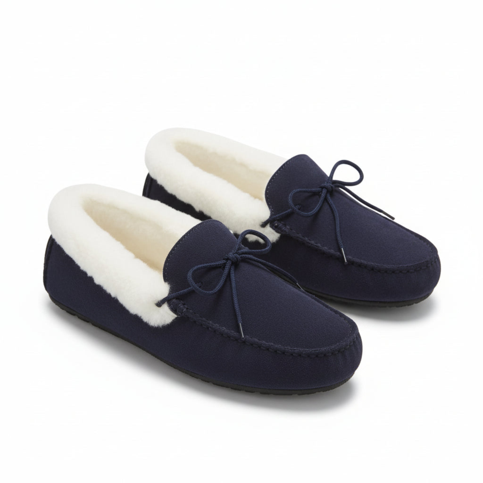 mens suede moccasin slippers