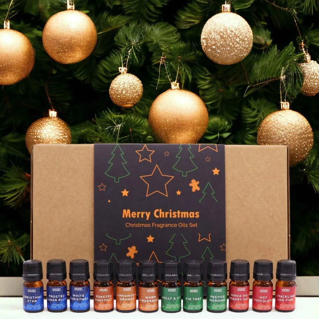 Ancient Wisdom Christmas Fragrance Oils Sets - Christmas Home Fragrance Gift Set Home & Garden > Decor > Home Fragrances > Fragrance Oil > Fragrance Oil Gift Sets > Christmas Fragrance Oils Sets emmy-jane-boutique.myshopify.com