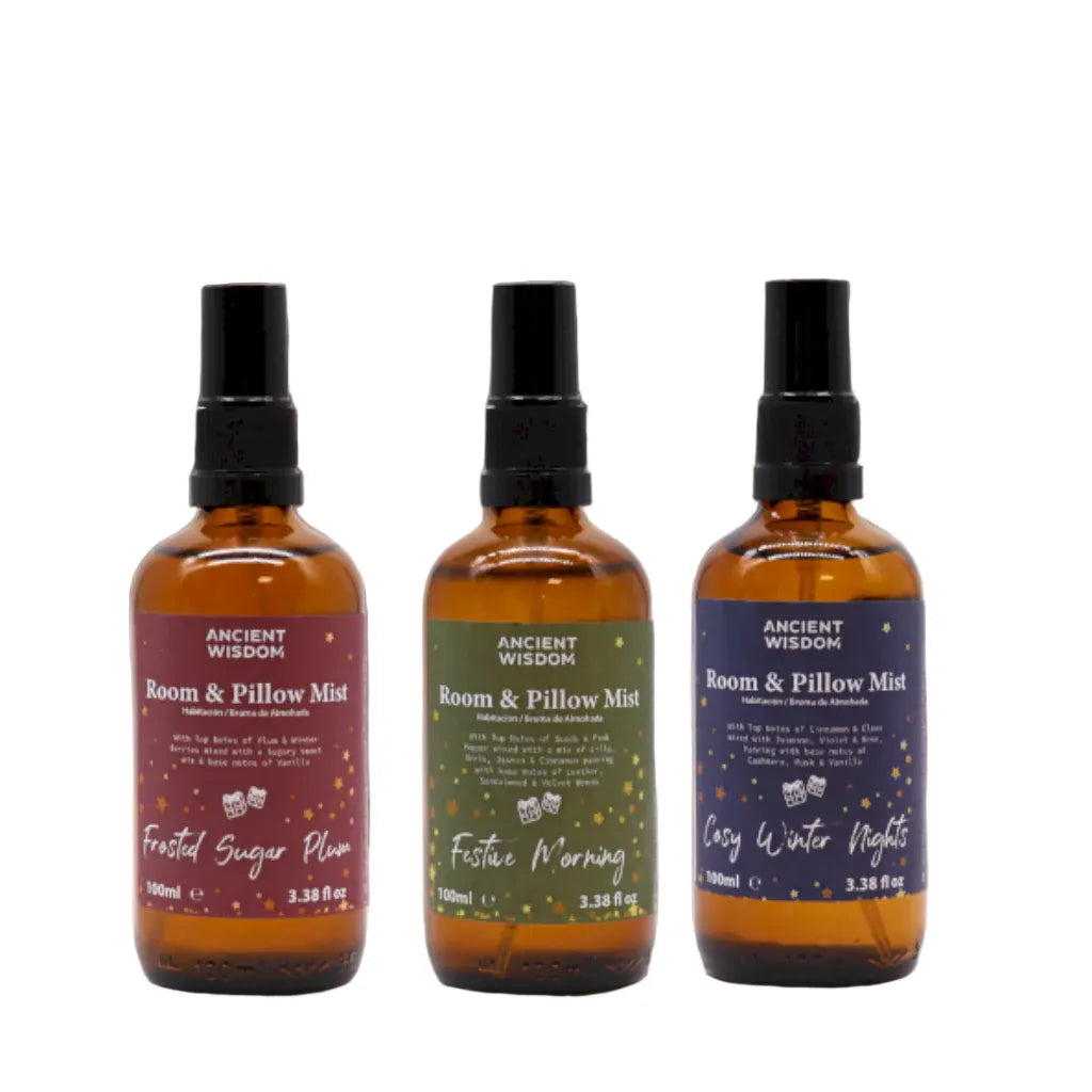 Ancient Wisdom Christmas Room & Pillow Sprays - 5 Festive Scents - Xmas Home Fragrance Home & Garden > Decor > Home Fragrances > Room spray > Christmas Room & Pillow Sprays emmy-jane-boutique.myshopify.com