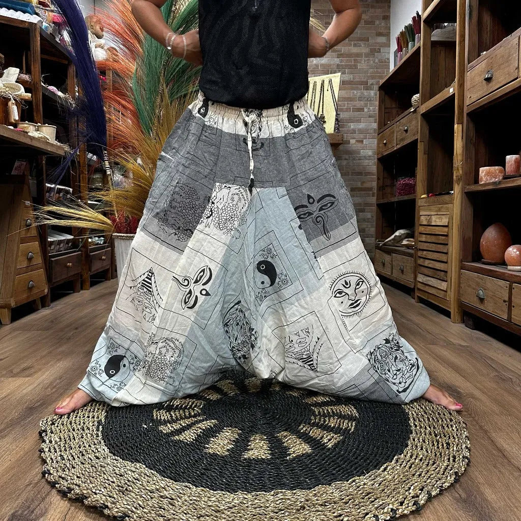 Cotton Festival Pants > Colourful Cotton Summer Trousers