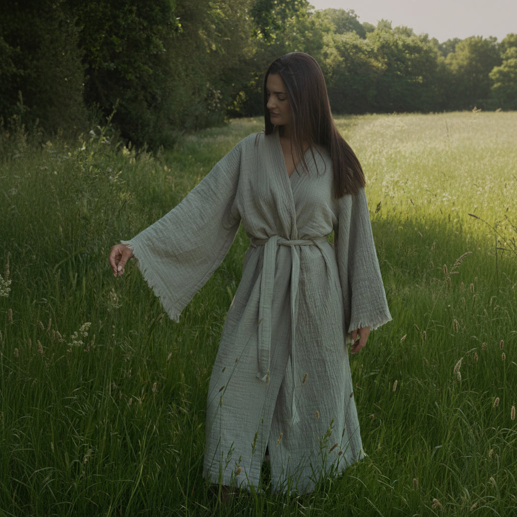 Turkish cotton robe