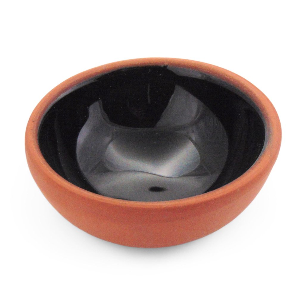 Handmade Ceramic Bowl Moroccan Black 8cm-0