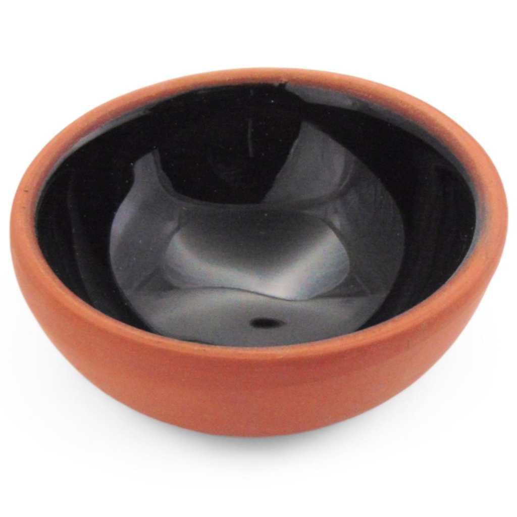 Handmade Ceramic Bowl Moroccan Black 8cm