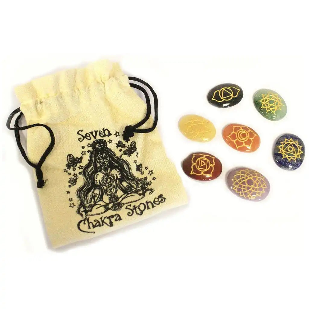 Ancient Wisdom Esoteric Healing Sets - Chakra stones Fengshui Quartz Crystal Black Agate Arts & Entertainment > Hobbies & Creative Arts > Arts & Crafts > Art & Crafting Materials > Embellishments & Trims > Loose Stones > Esoteric Healing Sets > Chakra stones Fengshui Quartz Crystal Black Agate emmy-jane-boutique.myshopify.com