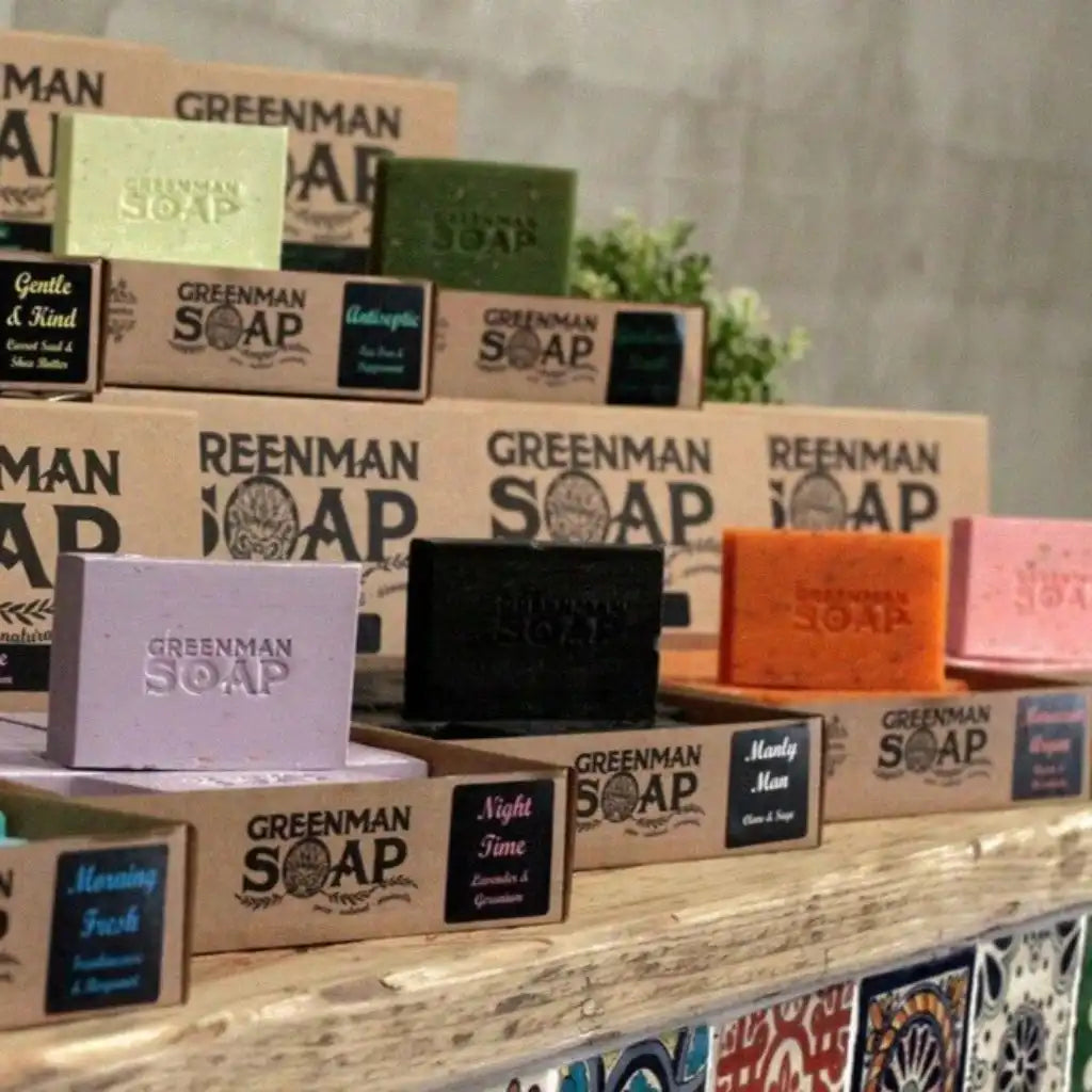 Greenman Soaps Greenman Soaps - Handmade SLS & Paraben Free - 5 Great Varieties Health & Beauty > Personal Care > Cosmetics > Bath & Body > Bar Soap > Greenman Handmade SLS & Paraben Free Soaps emmy-jane-boutique.myshopify.com