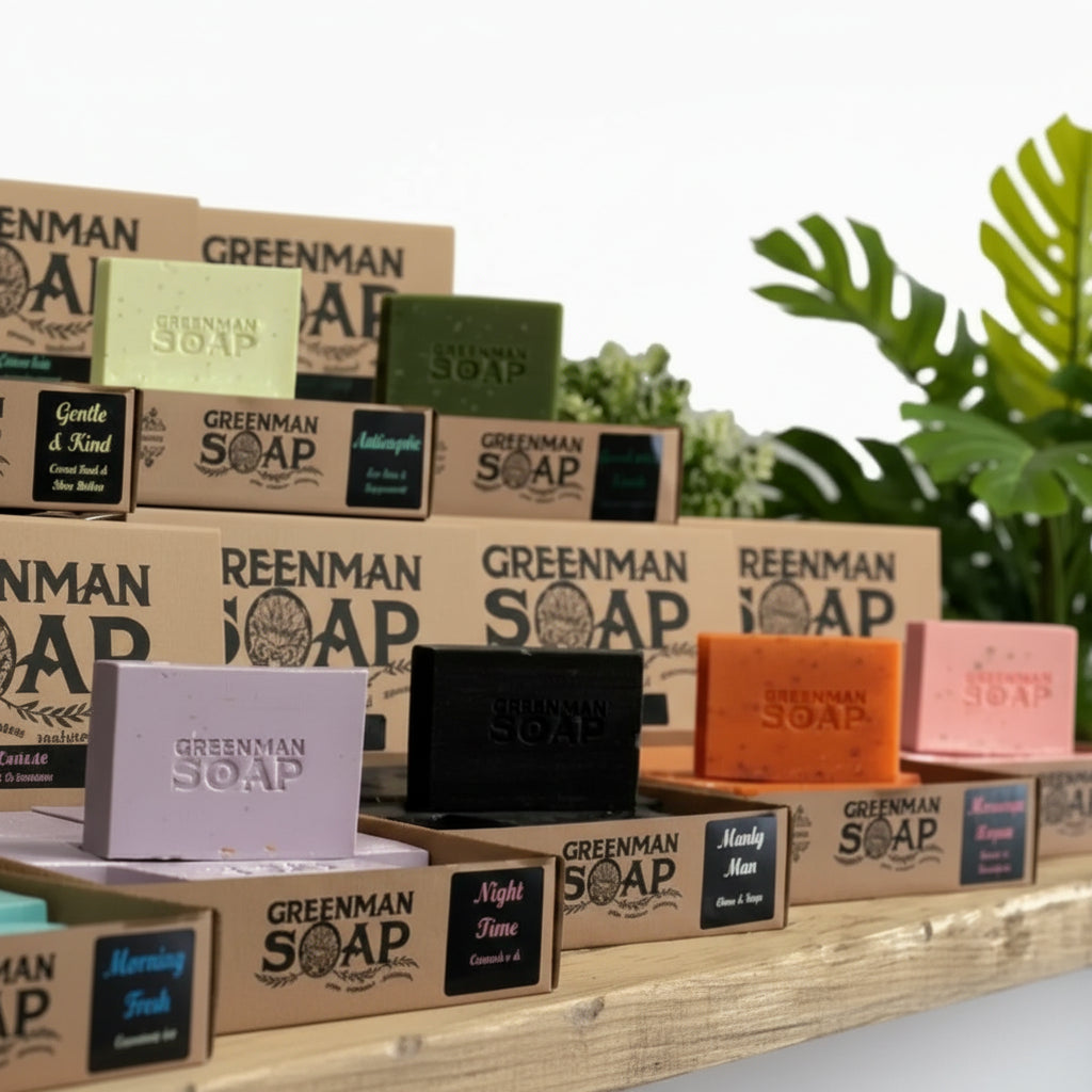 Greenman Soaps Greenman Soaps - Handmade SLS & Paraben Free - 5 Great Varieties Health & Beauty > Personal Care > Cosmetics > Bath & Body > Bar Soap > Greenman Handmade SLS & Paraben Free Soaps emmy-jane-boutique.myshopify.com
