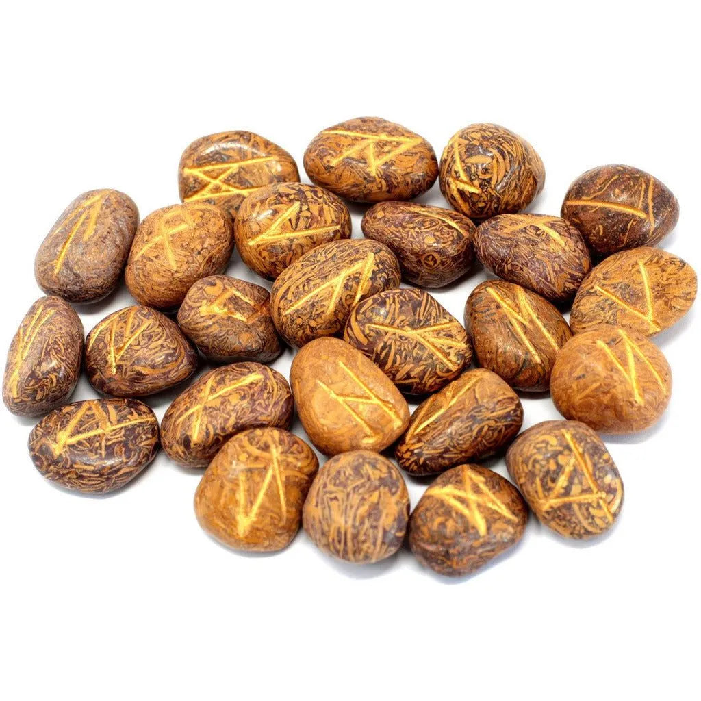 Ancient Wisdom Rune Stones Gift Sets in Pouches - Rune Stone Set - 25 Stones & Storage Pouch Arts & Entertainment > Hobbies & Creative Arts > Magic & Novelties > Rune Stone Sets emmy-jane-boutique.myshopify.com