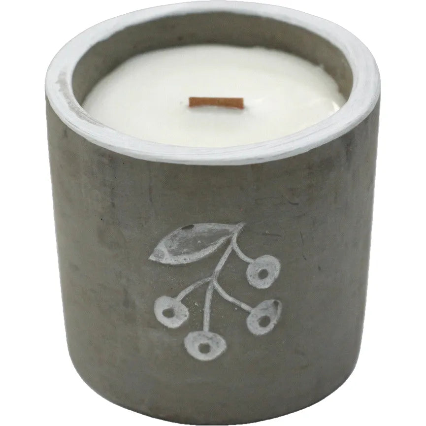Ancient Wisdom Concrete Wooden Wick Soy Wax Candles  - Long Burning - 6 Great Scents Home & Garden > Decor > Home Fragrances > Candles > Concrete Wooden Wick Soy Wax Candles > Long Burning Candles emmy-jane-boutique.myshopify.com