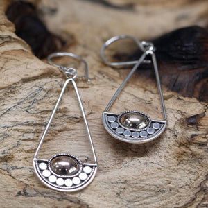 Emmy Jane Boutique Silver & Gold Earrings - Luna Balance - Handmade & Ethically Sourced