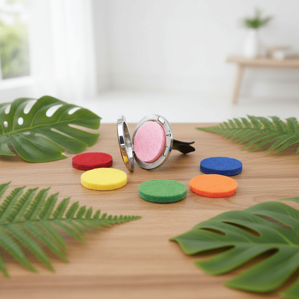 Natural Car Air Freshener - Refillable Car Diffuser Kit - Aromatherapy Car Diffuser