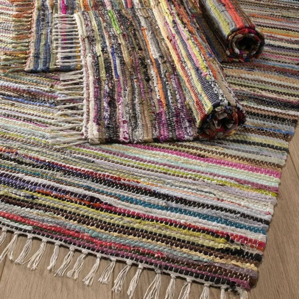 Ancient Wisdom Handmade Indian Rag Rugs - 4 Colours - Cotton & Recycled Materials - Fairly Traded Home & Garden > Decor > Rugs > Cotton Rugs > Handmade Indian Rag Rugs emmy-jane-boutique.myshopify.com