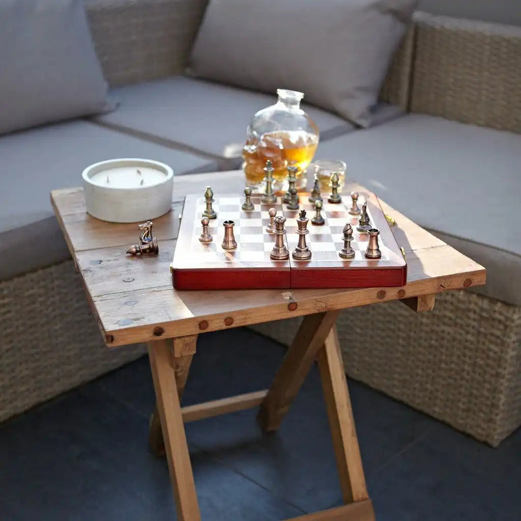 Ancient Wisdom Handmade Folding Wooden Coffee Table - Recycled Teak Wood - Fairly Traded Furniture > Tables > Folding Tables > Handmade Folding Wooden Coffee Table > Recycled Teak Wood Tables > Fairly Traded Wooden Tables emmy-jane-boutique.myshopify.com