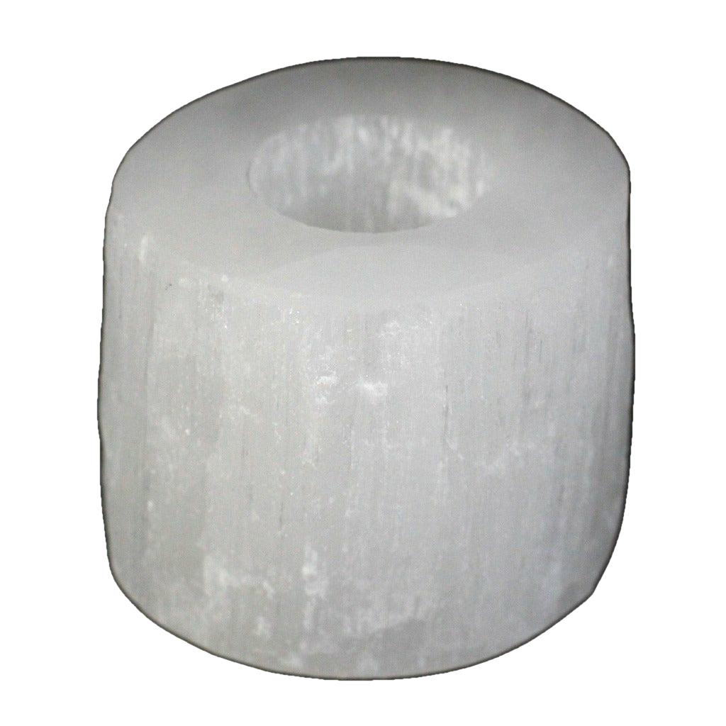 Emmy Jane Boutique Natural Selenite Crystal Candle Tealight Holders - 6 Styles & Sizes