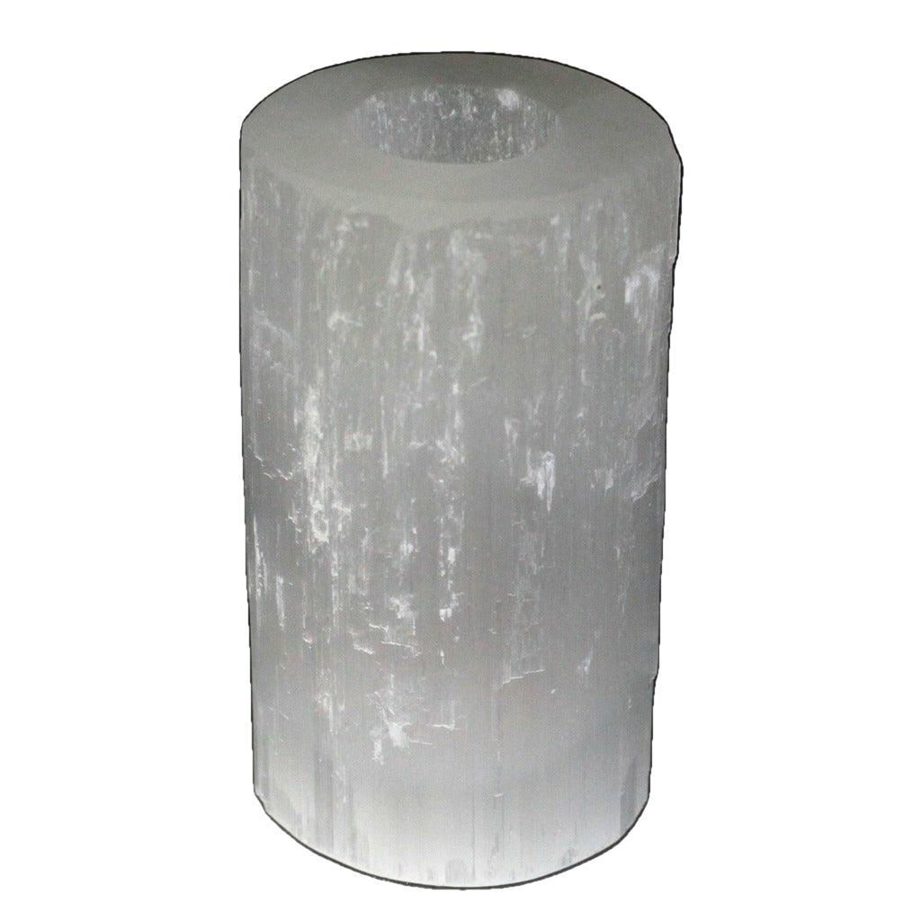 Emmy Jane Boutique Natural Selenite Crystal Candle Tealight Holders - 6 Styles & Sizes