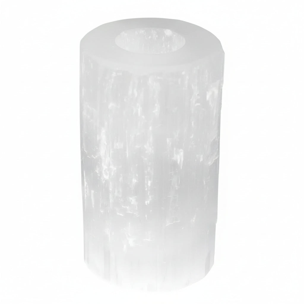 Emmy Jane Natural Selenite Crystal Candle Tealight Holders - 6 Styles & Sizes Home & Garden > Decor > Home Fragrance Accessories > Candle Holders > Tealight Holders > Natural Selenite Crystal Candle Holders emmy-jane-boutique.myshopify.com