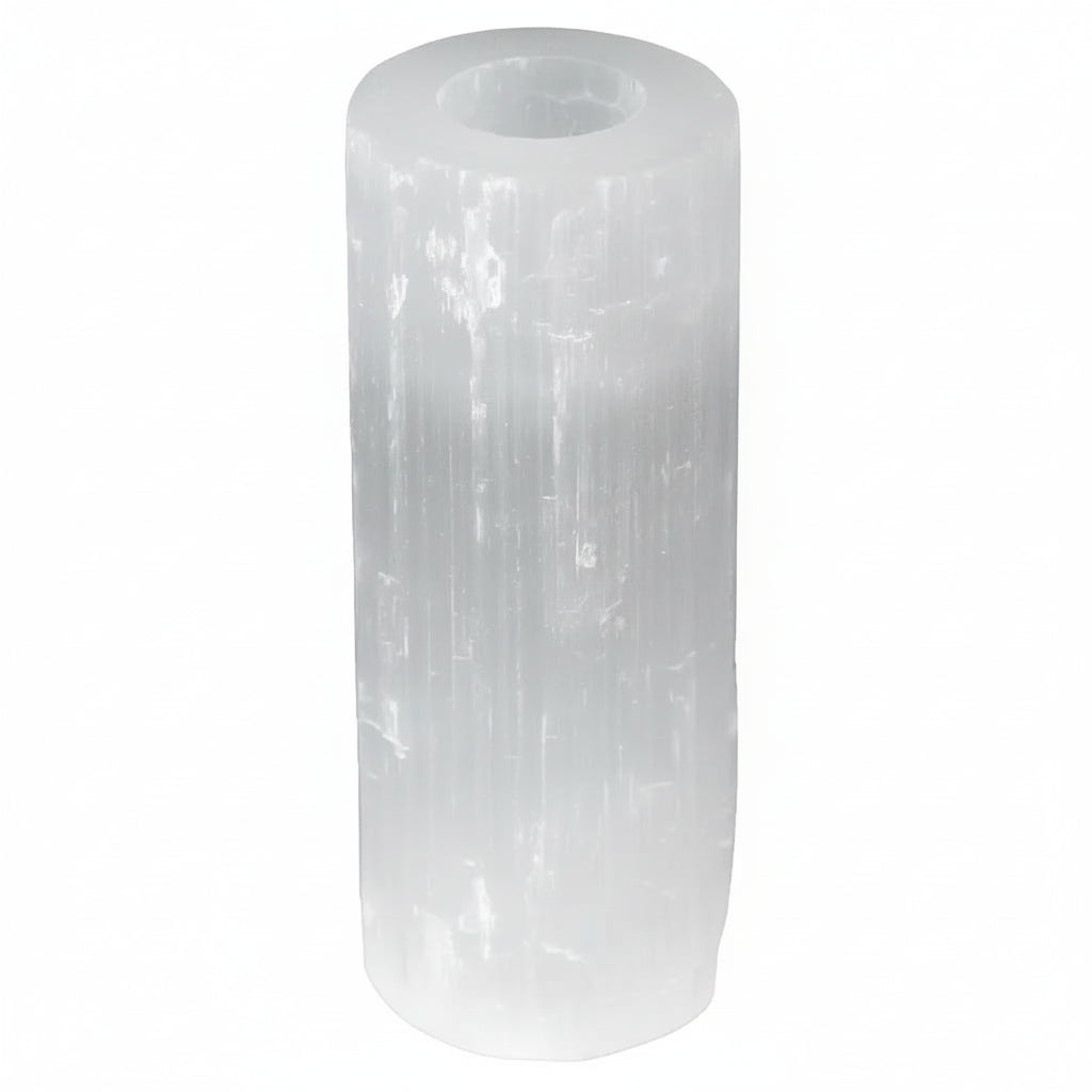 Emmy Jane Natural Selenite Crystal Candle Tealight Holders - 6 Styles & Sizes Home & Garden > Decor > Home Fragrance Accessories > Candle Holders > Tealight Holders > Natural Selenite Crystal Candle Holders emmy-jane-boutique.myshopify.com