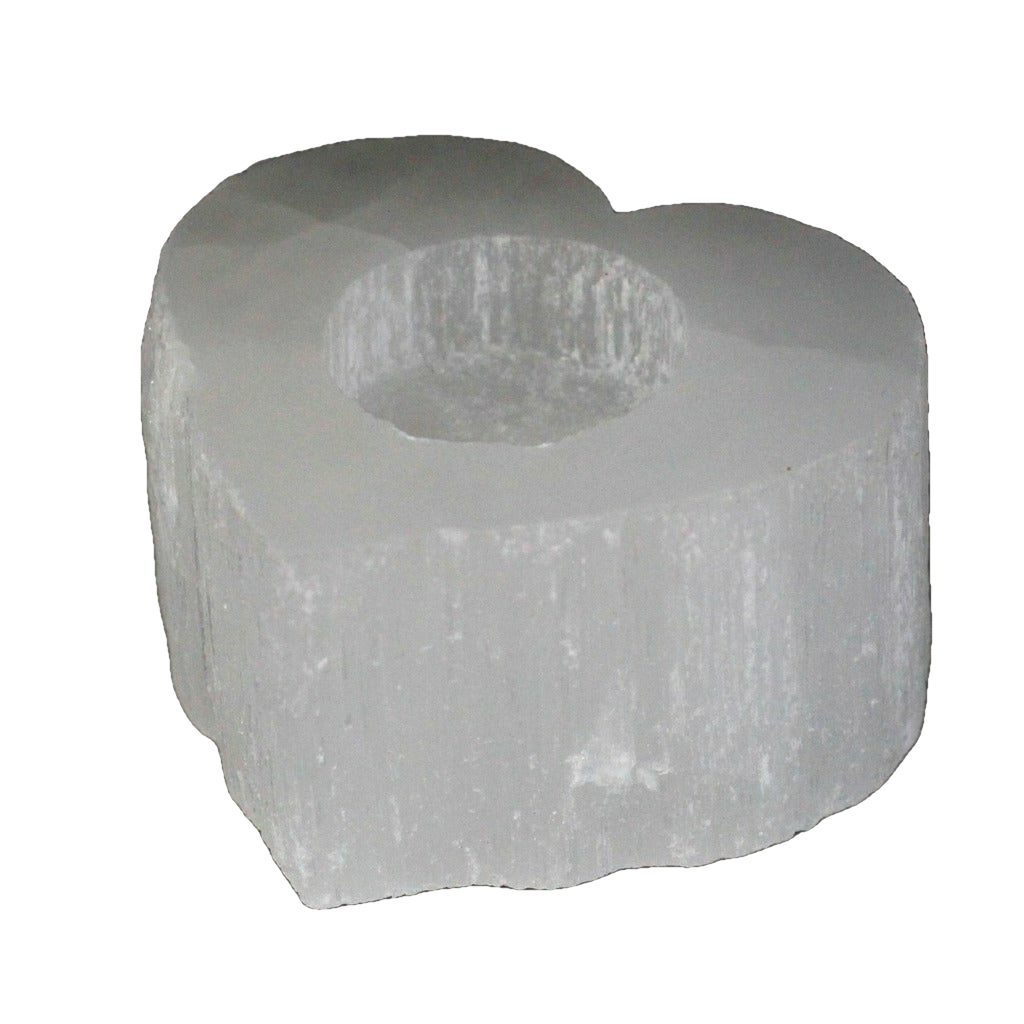 Emmy Jane Boutique Natural Selenite Crystal Candle Tealight Holders - 6 Styles & Sizes