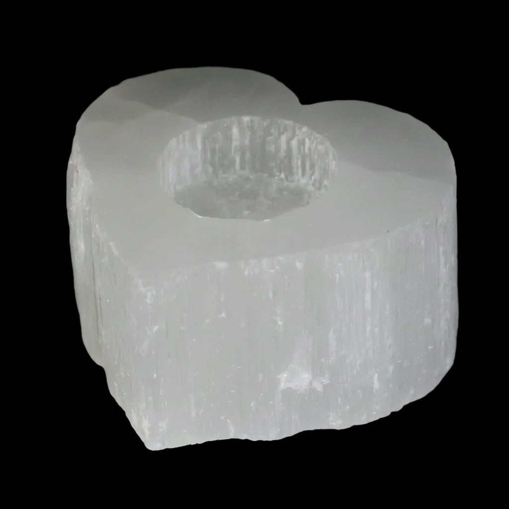Emmy Jane Natural Selenite Crystal Candle Tealight Holders - 6 Styles & Sizes Home & Garden > Decor > Home Fragrance Accessories > Candle Holders > Tealight Holders > Natural Selenite Crystal Candle Holders emmy-jane-boutique.myshopify.com