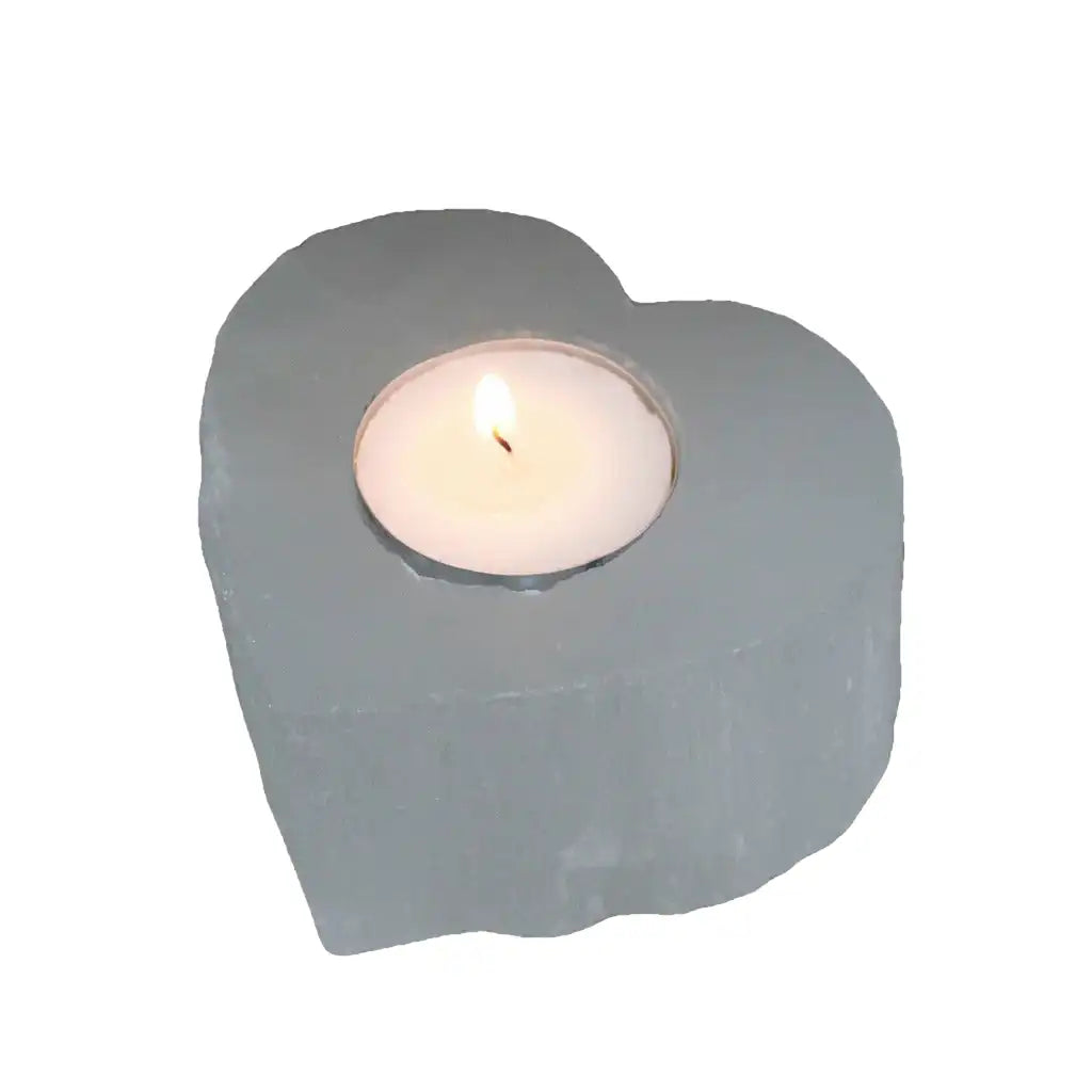 Emmy Jane Natural Selenite Crystal Candle Tealight Holders - 6 Styles & Sizes Home & Garden > Decor > Home Fragrance Accessories > Candle Holders > Tealight Holders > Natural Selenite Crystal Candle Holders emmy-jane-boutique.myshopify.com