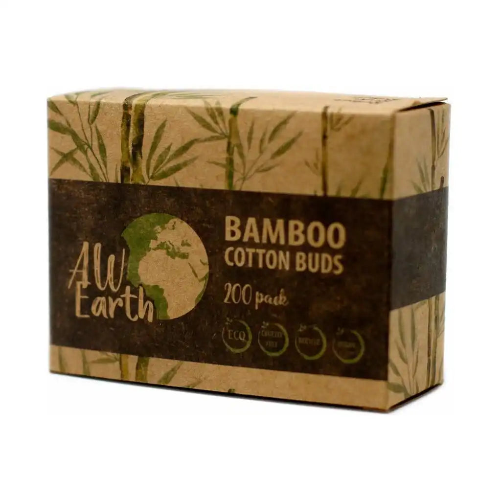 AWEarth AW Earth - Eco Friendly Sustainable Bamboo Cotton Buds - Box of 200 2934 - Health & Beauty > Personal Care > Cotton Swabs - Eco Friendly Cotton Buds emmy-jane-boutique.myshopify.com