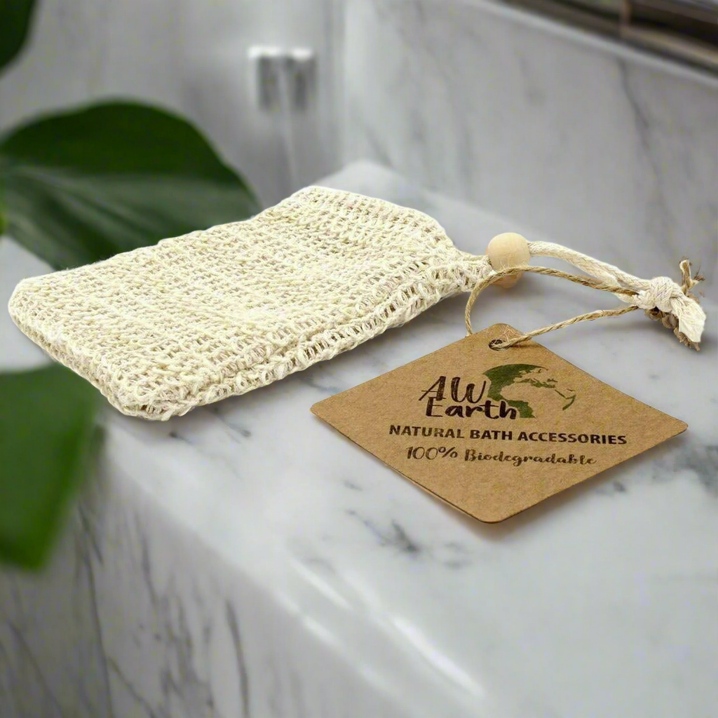 Emmy Jane Boutique AW Earth - Natural Biodegradable Soap Bags - Sisal Bamboo or Jute