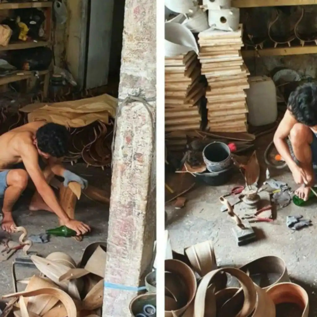 Ancient Wisdom Natural Coconut Lamps Handmade In Indonesia- 6 Great Styles Home & Garden > Lighting > Lamps > Handmade Indonesian Natural Coconut Lamps emmy-jane-boutique.myshopify.com