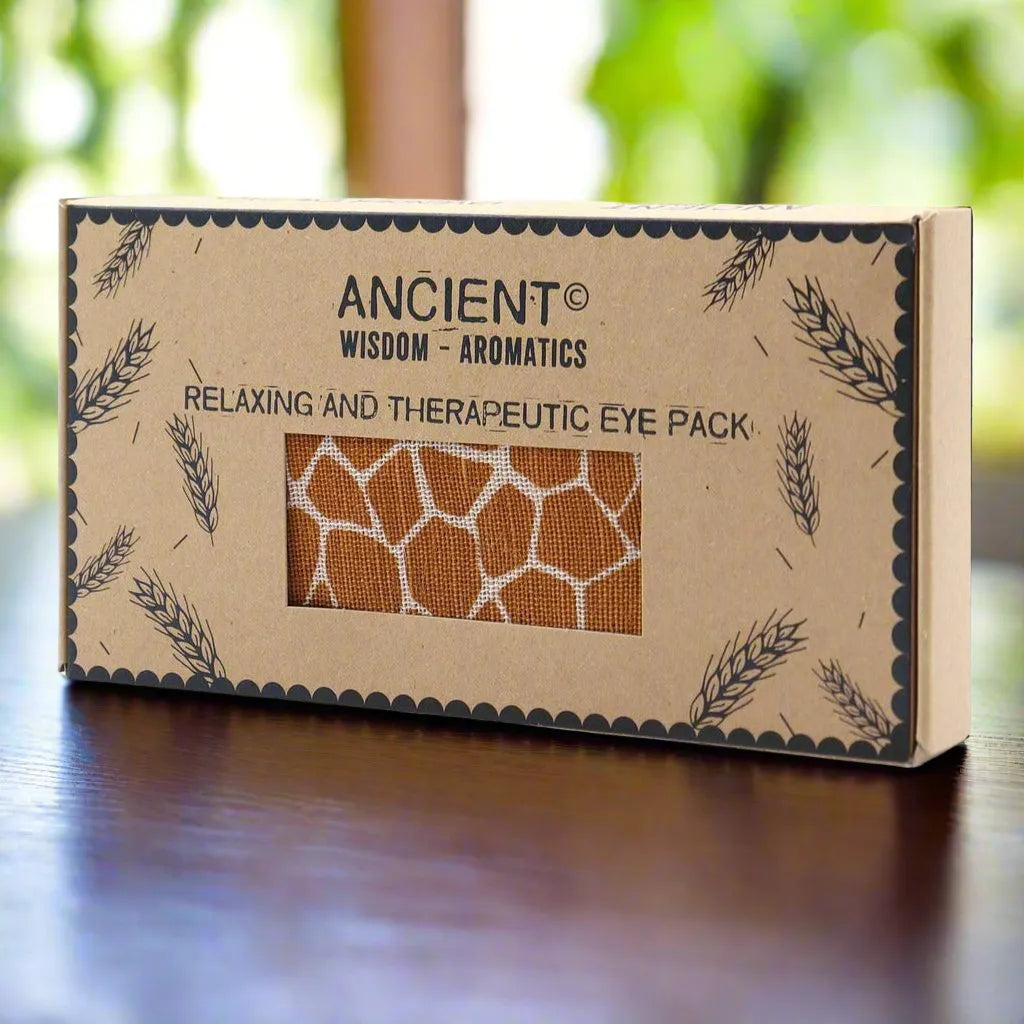 Ancient Wisdom Relaxing Cotton Eye Pillow with Essential Oils in a Gift Box - Lavender & Wheat Health & Beauty > Personal Care > Sleeping Aids > Eye Masks > Eye Pillows > Relaxing Cotton Eye Pillow with Essential Oils in a Gift Box > Lavender Eye Pillows emmy-jane-boutique.myshopify.com