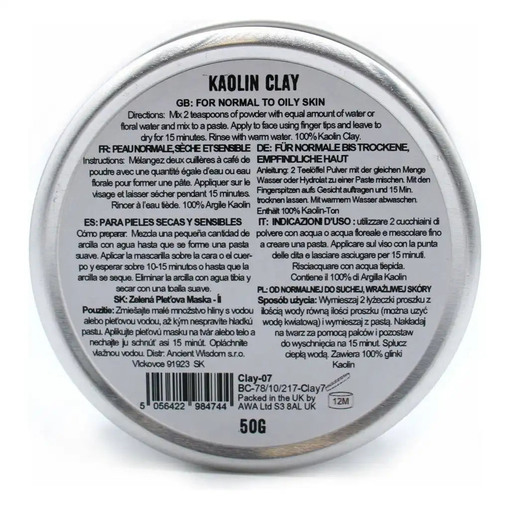 Ancient Wisdom Clay Face Mask - Ancient Wisdom Natural Skincare Powders - 8 Varieties Health & Beauty > Personal Care > Cosmetics > Skin Care > Skin Care Masks & Peels > Natural Face Masks > Clay Face Masks emmy-jane-boutique.myshopify.com