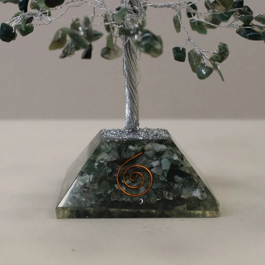 Emmy Jane Gemstone Tree with Orgonite Base - Amethyst Rose Quartz or Moss Agate Home & Garden > Decor > Artificial Flora > Gemstone Trees emmy-jane-boutique.myshopify.com