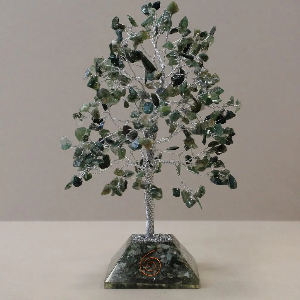 Emmy Jane Gemstone Tree with Orgonite Base - Amethyst Rose Quartz or Moss Agate Home & Garden > Decor > Artificial Flora > Gemstone Trees emmy-jane-boutique.myshopify.com