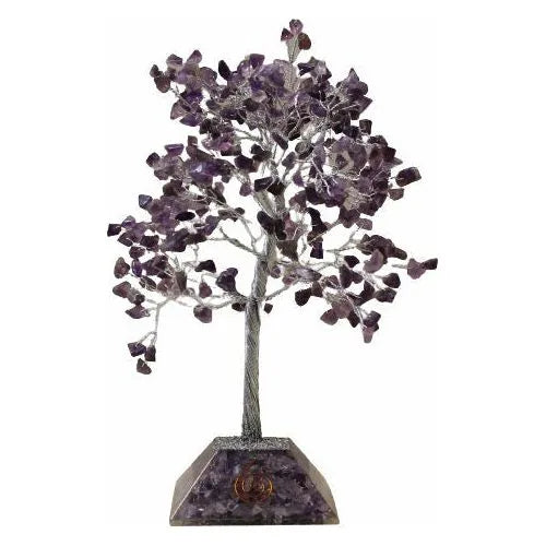 Emmy Jane Gemstone Tree with Orgonite Base - Amethyst Rose Quartz or Moss Agate Home & Garden > Decor > Artificial Flora > Gemstone Trees emmy-jane-boutique.myshopify.com