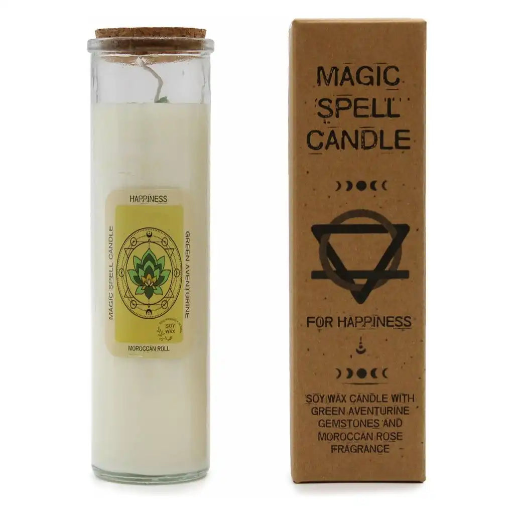 Ancient Wisdom Magic Soy Wax and Gemstone Spell Candles - Gift Boxed - Long Burning Home & Garden > Decor > Home Fragrances > Candles > Soy Wax Candles > Magic Soy Wax and Gemstone Spell Candles > Gift Boxed Candles > Long Burning Candles emmy-jane-boutique.myshopify.com