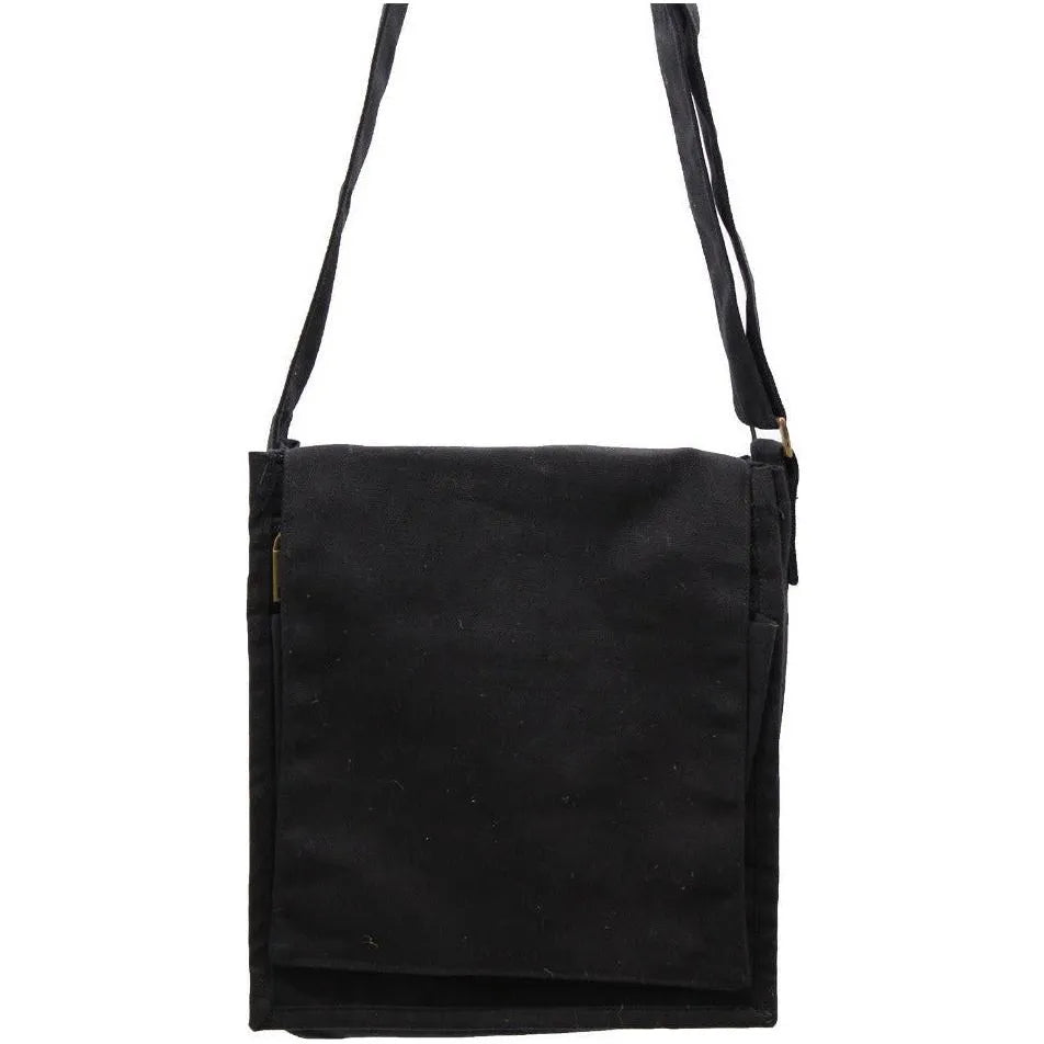 cottonnotplastic.com Natural Cotton Canvas Messenger Bag - 6 Great Colours - Plastic-Free Apparel & Accessories > Handbags, Wallets & Cases > Handbags > Crossbody Bags > Messenger Bags > Natural Cotton Canvas Messenger Bags emmy-jane-boutique.myshopify.com